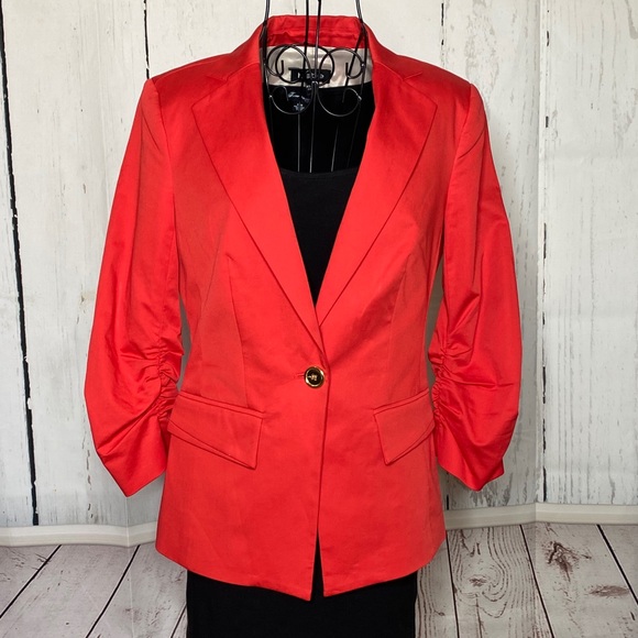 bebe Jackets & Blazers - Bebe Coral Blazer
